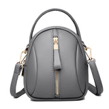 Multi Compartment Shoulder Bag For Women - Black
