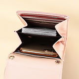 Stylish Crocodile Print Shoulder Bag - Black