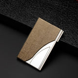 Stainless Steel Business Card Case Large Capacity - Oracle Bronze