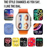 1.5 Inch Silicone Band Smart Watch Bluetooth Call / Heart Rate / Blood Pressure / Blood Oxygen - White