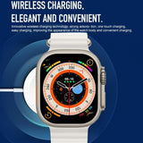 1.5 Inch Silicone Band Smart Watch Bluetooth Call / Heart Rate / Blood Pressure / Blood Oxygen - White
