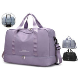 Lightweight Travel Duffel Bag Large Capacity - Purple