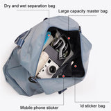 Lightweight Travel Duffel Bag Large Capacity - Purple