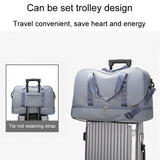 Lightweight Travel Duffel Bag Large Capacity - Purple