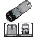 Waterproof Business Laptop Backpack with Usb Port - Multifunctional - Dark Gray - 15 Inch