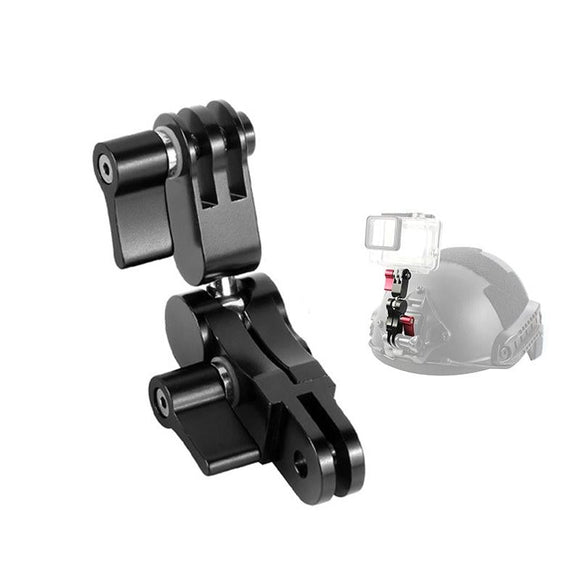 360 Degree Rotating Mount Adapter for Gopro Hero11 - Aluminium Alloy - Black