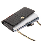 Convertible Crossbody Phone Purse With Chain - Light Green