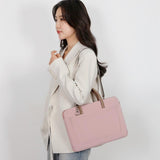 13-13.3 Inch Laptop Bag Crossbody Briefcase in Oxford Cloth - Blue - 13 - 13.3 Inch