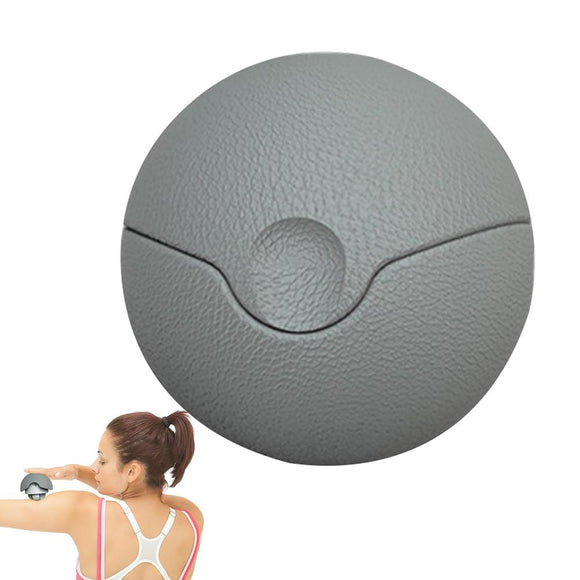 3-In-1 Fitness Yoga Massage Ball Cervical Meridian Massager - Gray