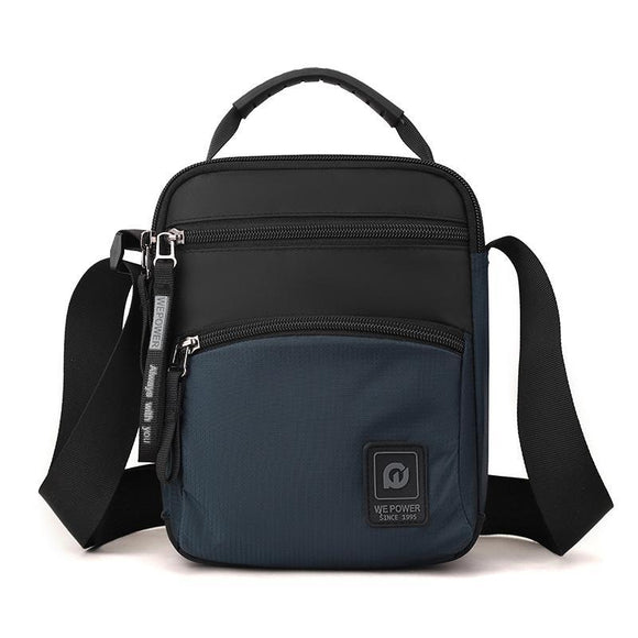 Waterproof Men Outdoor Messenger Bag Sports & Leisure Shoulder Bag - Deep Blue