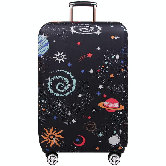Protective Luggage Cover - Durable Elastic Anti-dust - Small Size - Happy Planet