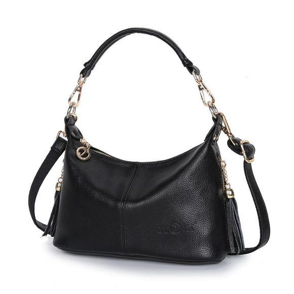 Stylish Middle Aged Women Shoulder Bag - Black