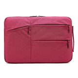 11.6 Inch Business Laptop Liner Bag - Polyester Zipper Closure - Light Grey