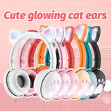 7.1 Surround Sound Cat Ear Gaming Headset With Mic - White