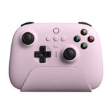Wireless Gaming Controller + Charging Dock for Pc / Windows 10 / 11 / Steam Deck - 2.4g - Pink