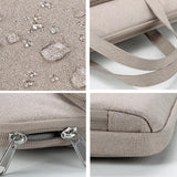 13.3 Inch Waterproof Laptop Bag - Durable and Stylish - Elegant Gray