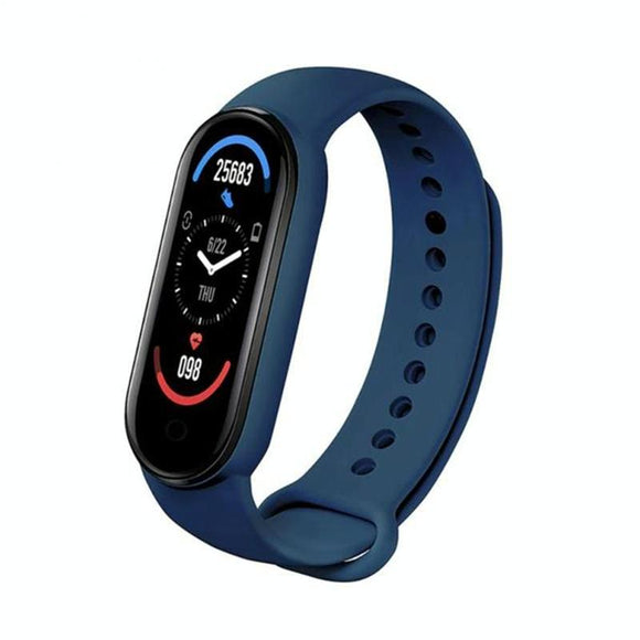 Advanced Health Tracker With Heart Rate Blood Pressure And Sleep Monitoring - Blue