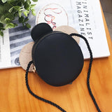 Adorable Kids' Tassel Purse Cute Cartoon Animals - Snail