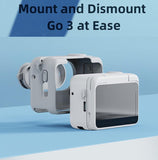 Amagisn Silicone Body Cover for Insta360 Go 3 with Lanyard - Gray