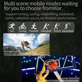 2.01 Inch Bluetooth Call Smart Watch Support Heart Rate / Blood Oxygen - Silver Grey