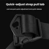 3 Point Strap Men Cycling Chest Bag Anti Sway Design - Deep Blue