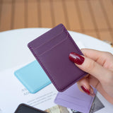 R20 Texture Card Bag Back Sticker For Mobile Phones - Black