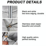 Waterproof Dustproof Cover for 420d Roller Boiler Washing Machine - 60x53x85cm Size - Black - 60X53X85Cm