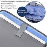 13 Oxford Cloth Laptop Backpack for Event - Black - Wine Red