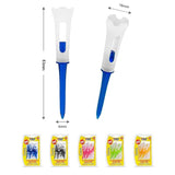 20-pack Golf Ball Tee Holder for Competition - 83mm Spike Balls - Blue