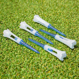 20-pack Golf Ball Tee Holder for Competition - 83mm Spike Balls - Blue