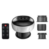 12-Speed Cupping Massager Set With 3 Cups - Black