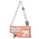 Large Sports Shoulder Bag With Multiple Pockets 2502 - Green