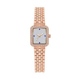 Stylish Diamond Women Alloy Watch Available - Rose Gold