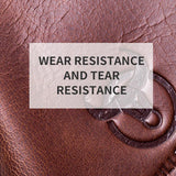 Large Retro Cowhide Crossbody Bag With Usb Port - Yellow