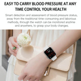 1.75 Inch Full Screen Ip67 Waterproof Smart Watch Support Sleep Monitor / Heart Rate Monitor / Bluetooth Call - Black
