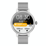 Smart Steel Watch With Colour Screen - Cf90 - Silver