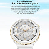 1.28 Inch Dual Mode Sport Smart Watch Support Bluetooth Call / Sleep / Blood Oxygen / Heart Rate / Blood Pressure Health Monitor - Gold