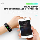 Waterproof Smartwatch With Call Reminder And Health Monitoring - Black