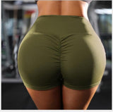 Fitness Yoga Shorts For Women Outdoor Jogging & Hiking Trunks- Large - Green