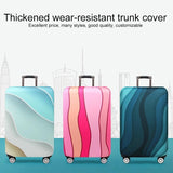 22-24 Inch Travel Suitcase Dust Covers - Elastic & Abrasion-resistant - Gradient Ripple