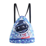 Kids' Swim Bag Cute Cartoon Beach Backpack Waterproof Dry / Wet Large 2 Layer - Green - Small 1 Layer