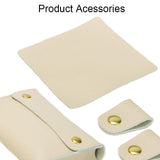 3-in-1 Waterproof Leather Laptop Liner Bag - 14 Inches - Honeydet Oranges