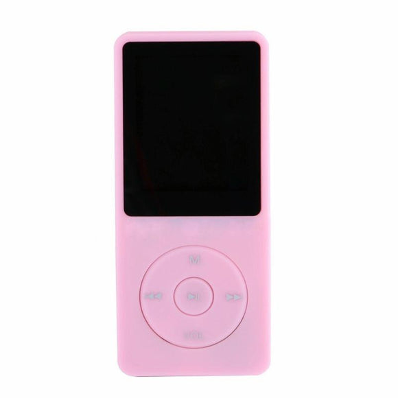 8Gb Portable Lcd Fm Radio Mp3 Mp4 Player - Pink 8Gb