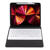 10.2 / 10.5 Inch Bluetooth Keyboard Tablet Case With Triangle Holder & Pen Slot - Gradient Dark Green
