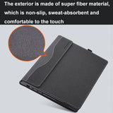 Shockproof Leather Laptop Case - Protective - Wine Red - For Hp Envy X360 14 Inch 14-Fc