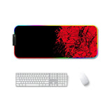 Rgb Non Slip Mouse Pad With Thermal Transfer - Lavender