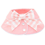 Pet Accessories Dog Small Shawl Bib Saliva Towel Triangle Scarf - Size L - Light Yellow