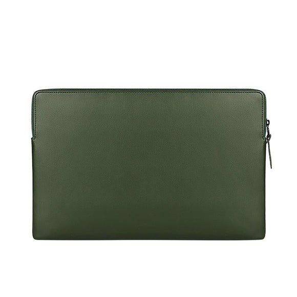 15.6 Inch Thin and Light Laptop Liner Bag with Pu Material - Armygreen