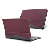 Protective Leather Laptop Case - Anti-Fall - Wine Red - For Lenovo Thinkpad E15 Gen 4