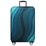 29-32 Inch Travel Suitcase Dust Covers - Elastic & Abrasion-resistant - Gradient Ripple
